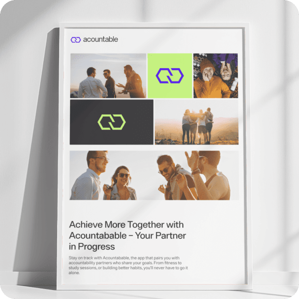 A mockup of accountable's brand showcase.
