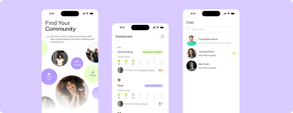 Mockup of the brand Accountable